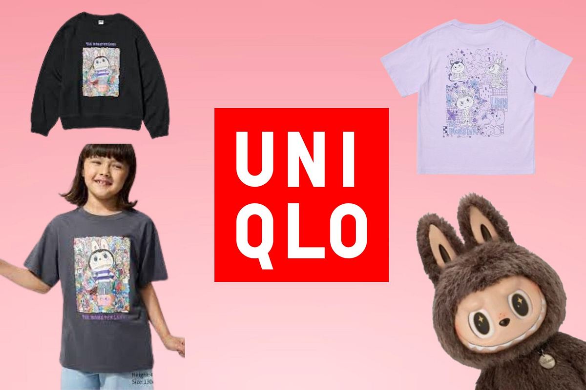 Die neuen Looks der Uniqlo x Labubu Kollektion sind zu sehen