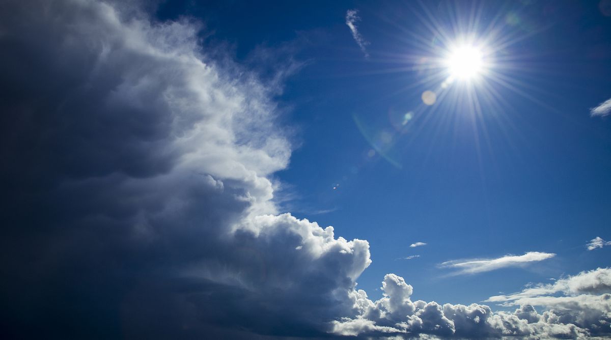Unwetter vertreiben Hitze