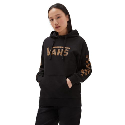 Vans Kapuzenhoodie Schwarz mit Animalprint