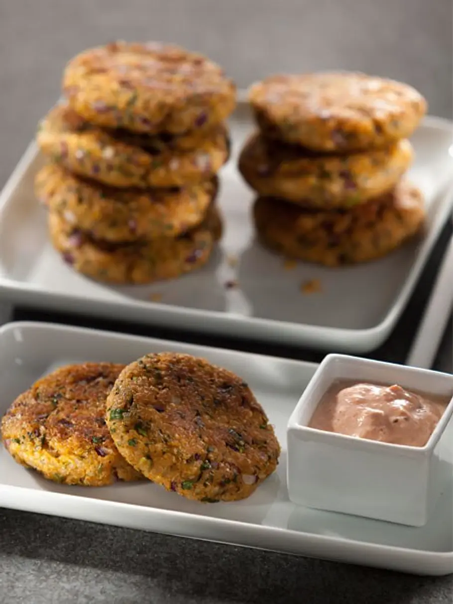 Quinoa-Buletten vegan essen abnehmen quinoa buletten