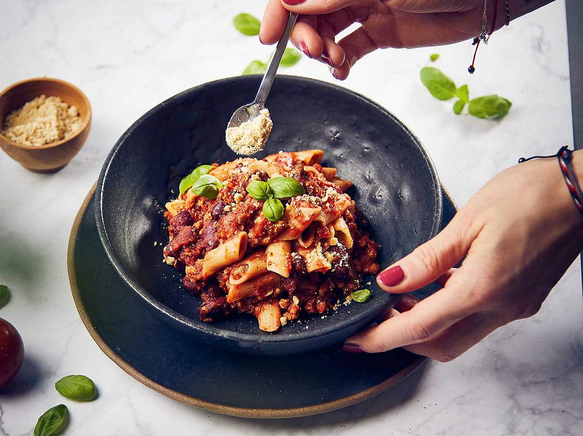 Vegane Pasta: Rezept für Chili con Pasta