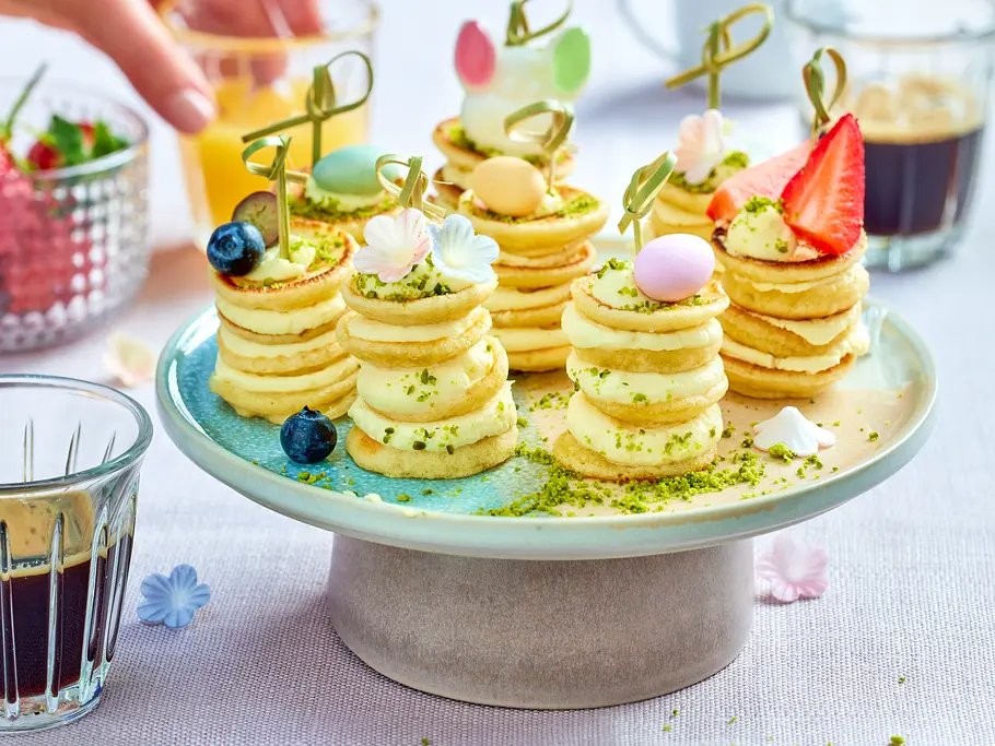 Mini-Pancake-Türmchen Mini-Pancake-Türmchen