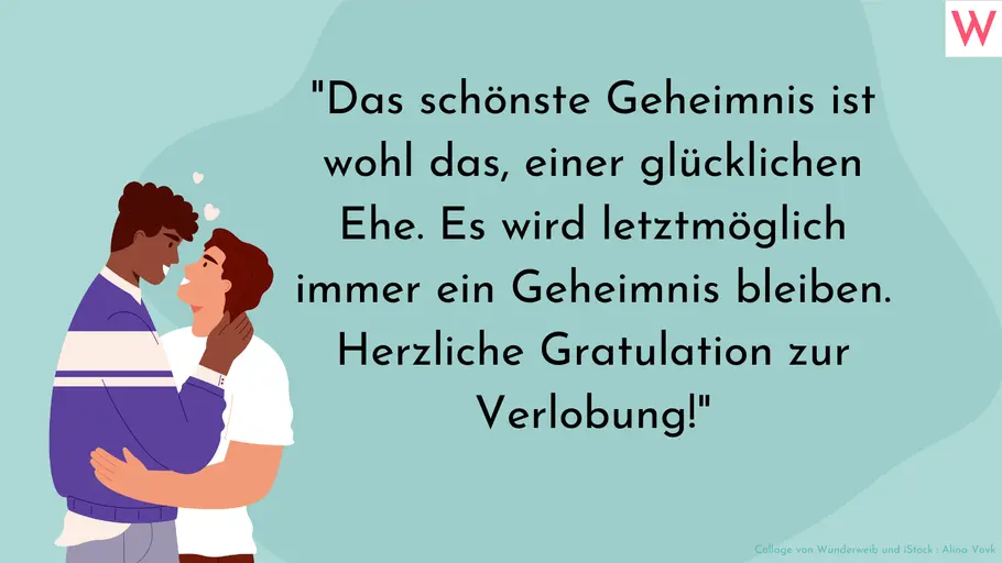 Gratulation zur Verlobung: Das Geheimnis der Ehe Gratulation zur Verlobung: Das Geheimnis der Ehe
