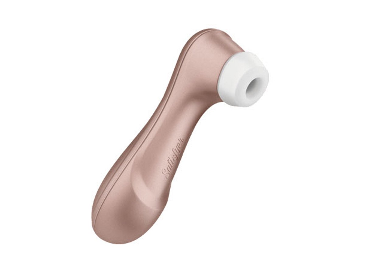 Der Satisfyer Pro 2 stimuliert die Klitoris mit Druckwellen.