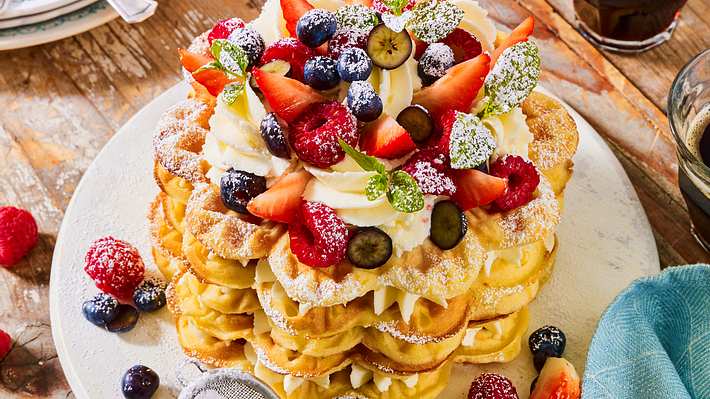 Unsere Waffeltorte ist die schnellste Torte der Welt. - Foto: House of Foods