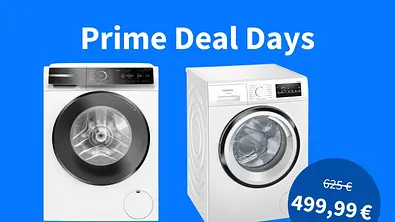 Waschmaschinen Angebote Amazon Prime Deal Days - Foto: Collage: Wunderweib-Redkation + PR