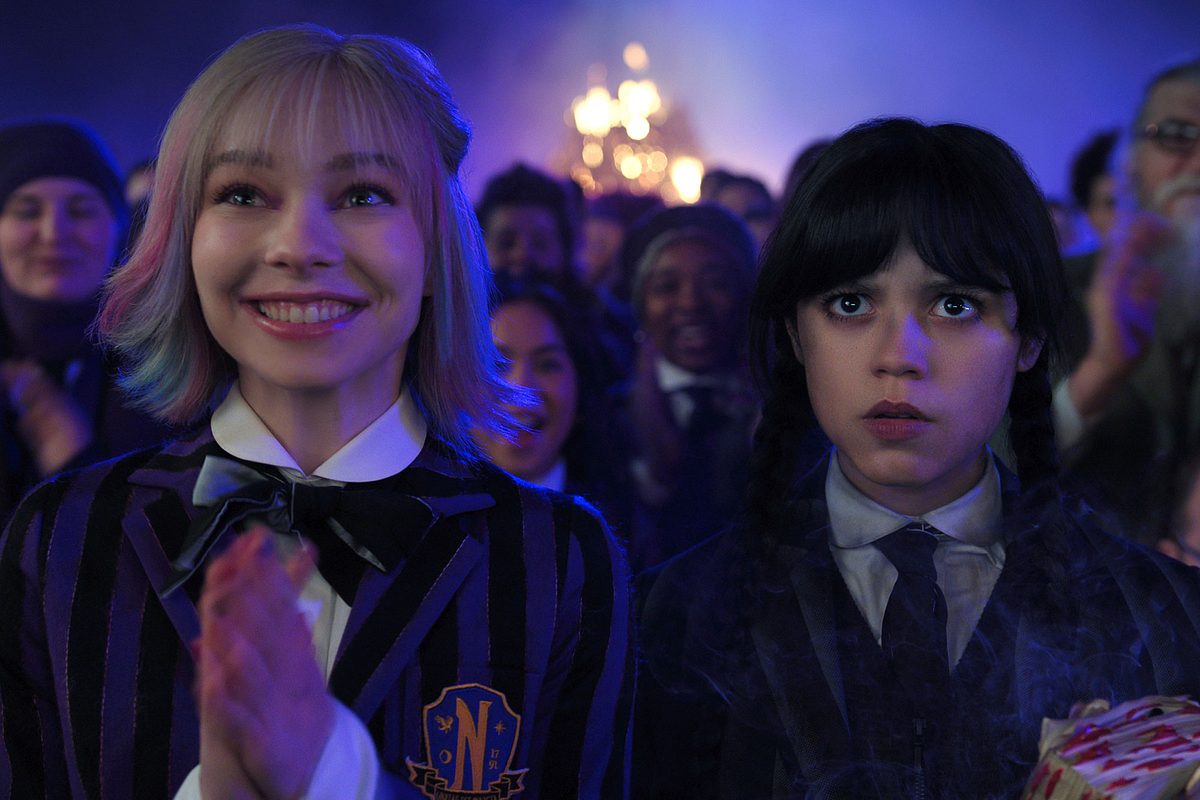 Enid und Wednesday in „Wednesday“ Staffel 2.