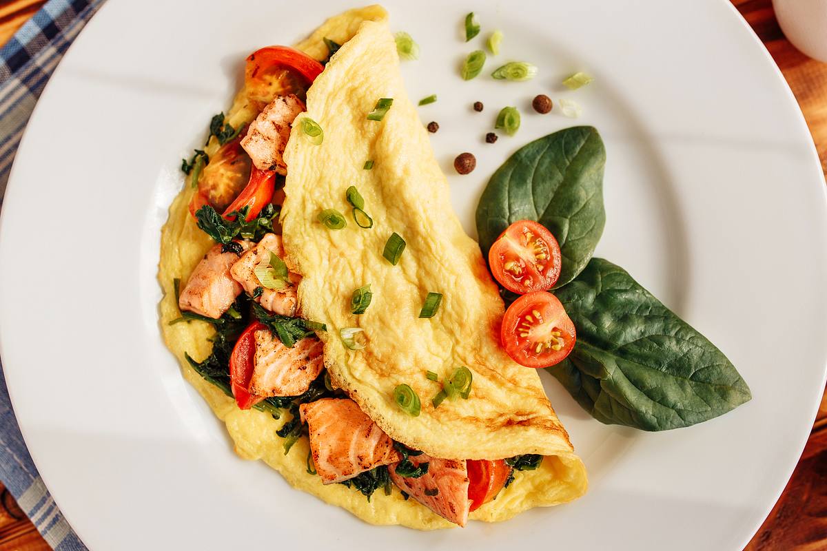 13 Weight Watchers Rezepte: Lachs-Omelett