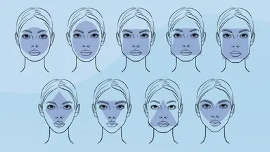 Gesichtsform erkennen und bestimmen für Make-up, Frisur und Brille. - Foto: melazerg/iStock