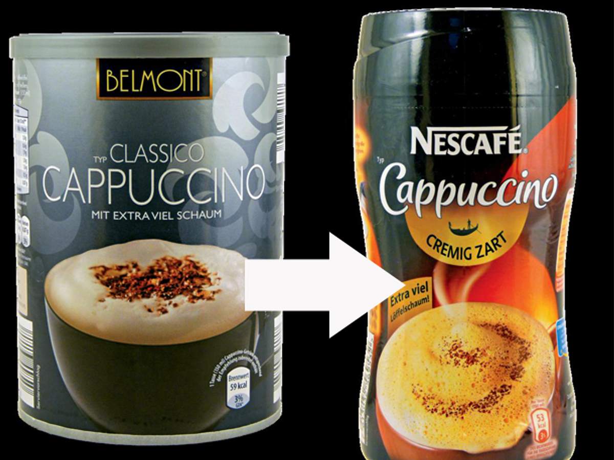 Der Cappuccino von Belmont ist eigentlich der Nescafé Cappuccino