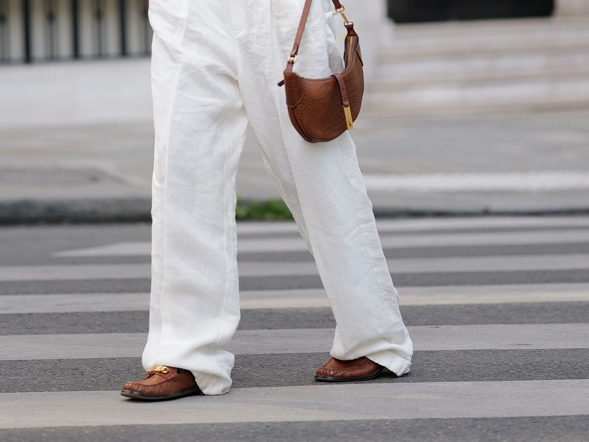 Welche Schuhe zur weiten Hose? Loafers