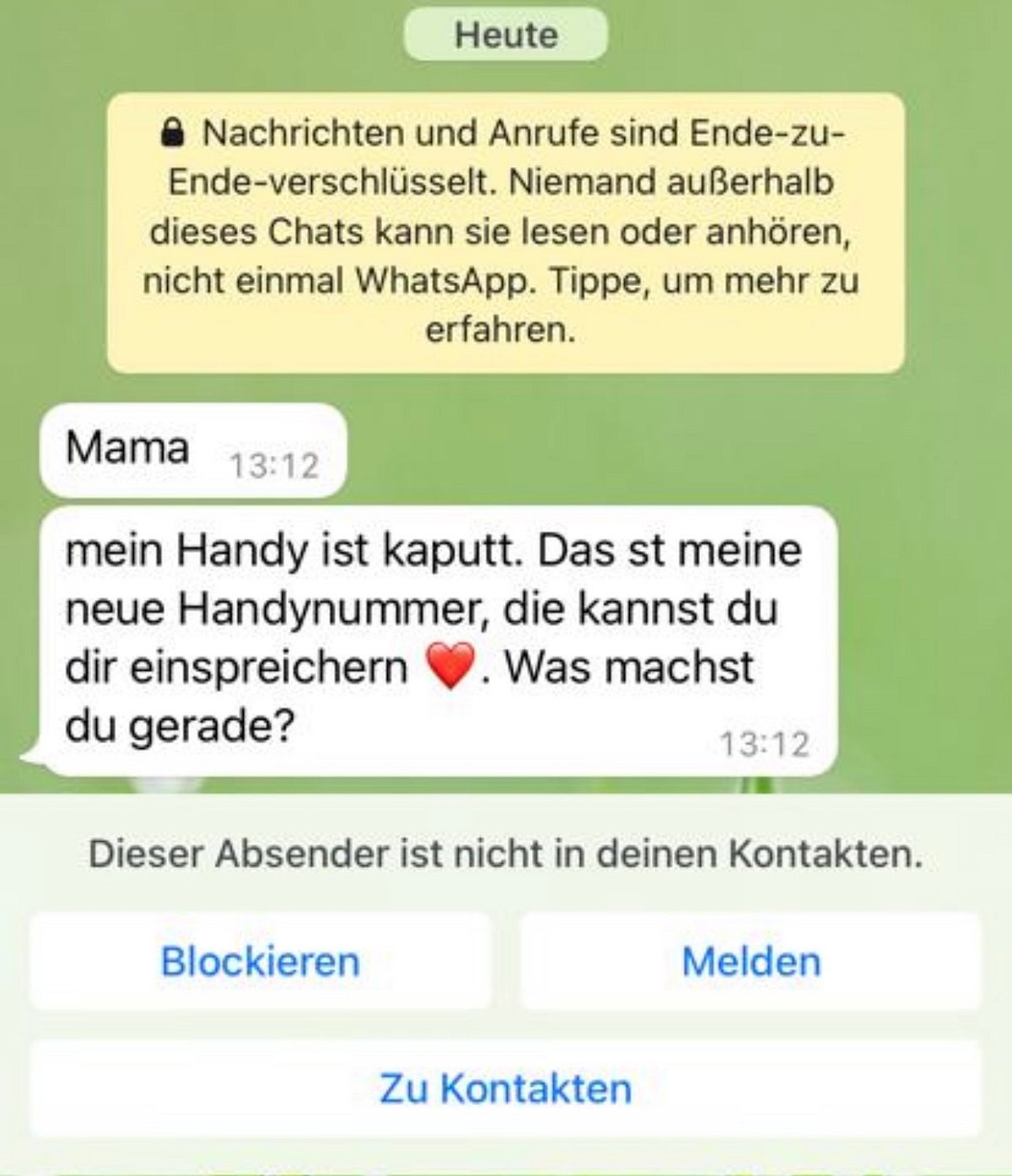 Mieser WhatsApp-Betrug betrifft alle Mütter!