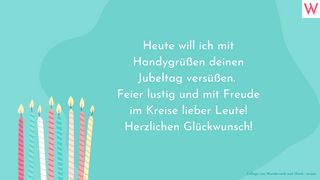 WhatsApp Geburtstagswünsche 1 - Foto: Collage von Wunderweib und iStock : avean