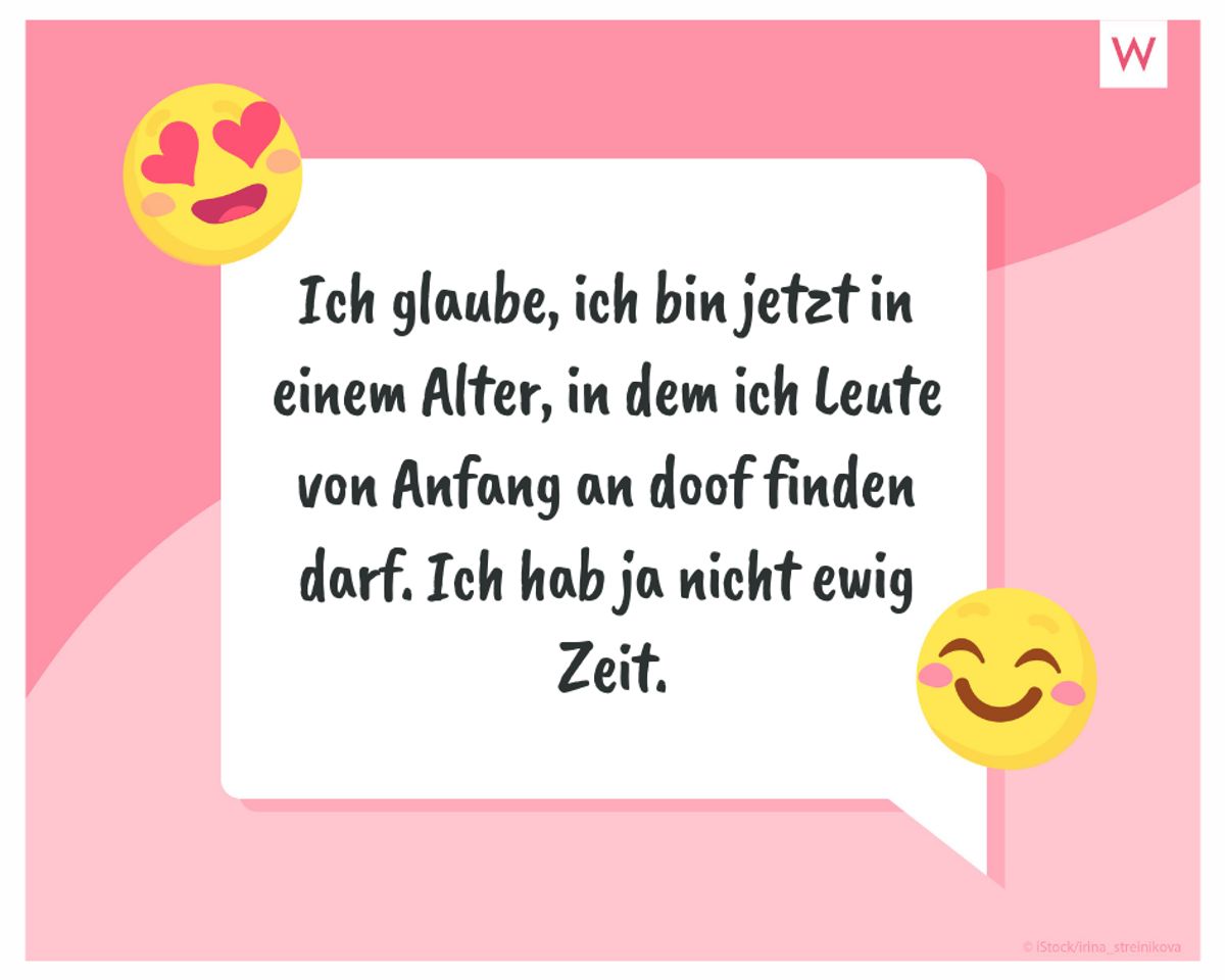 WhatsApp-Spruch zum Schmunzeln