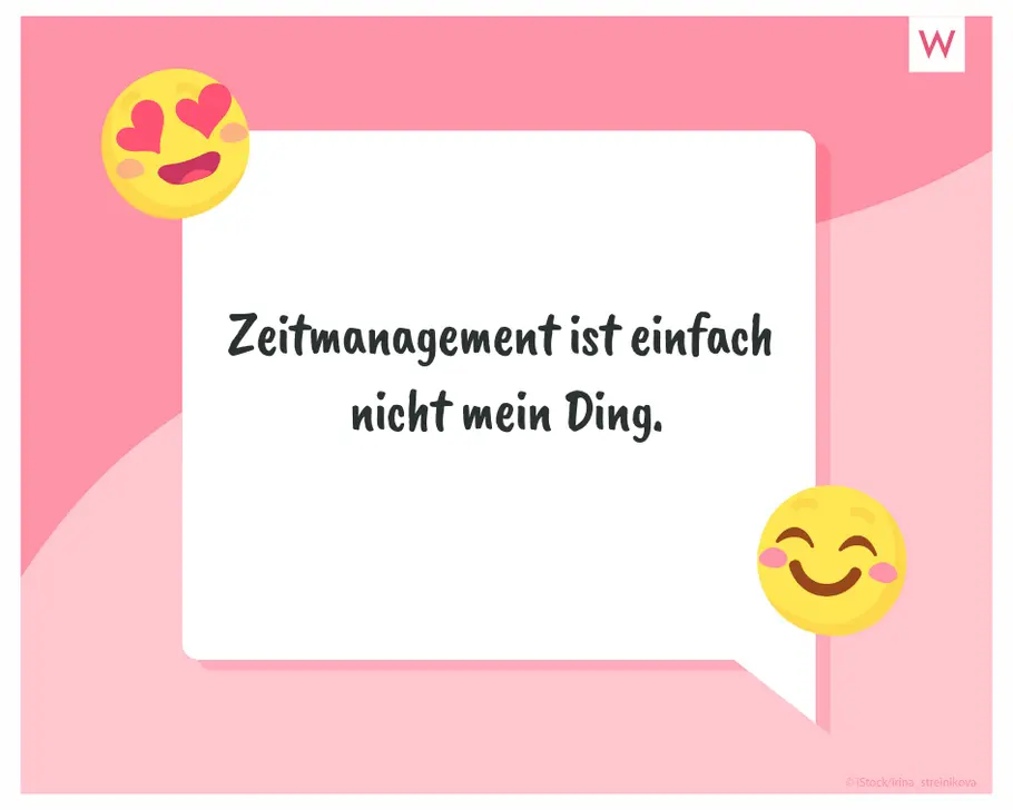 Zu seinen Schwächen muss man auch stehen können Fröhlicher WhatsApp-Spruch
