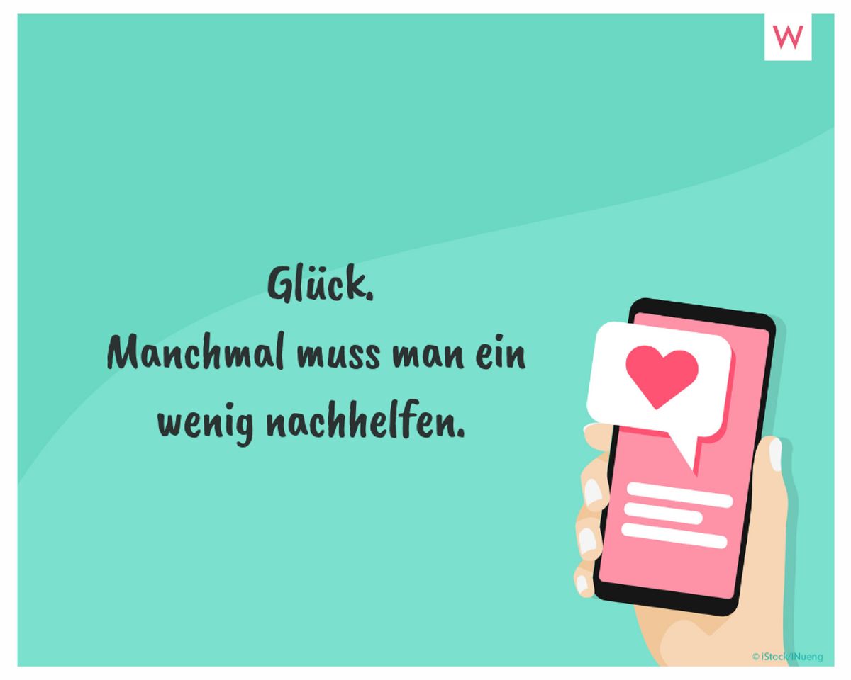 Glücklicher WhatsApp-Spruch