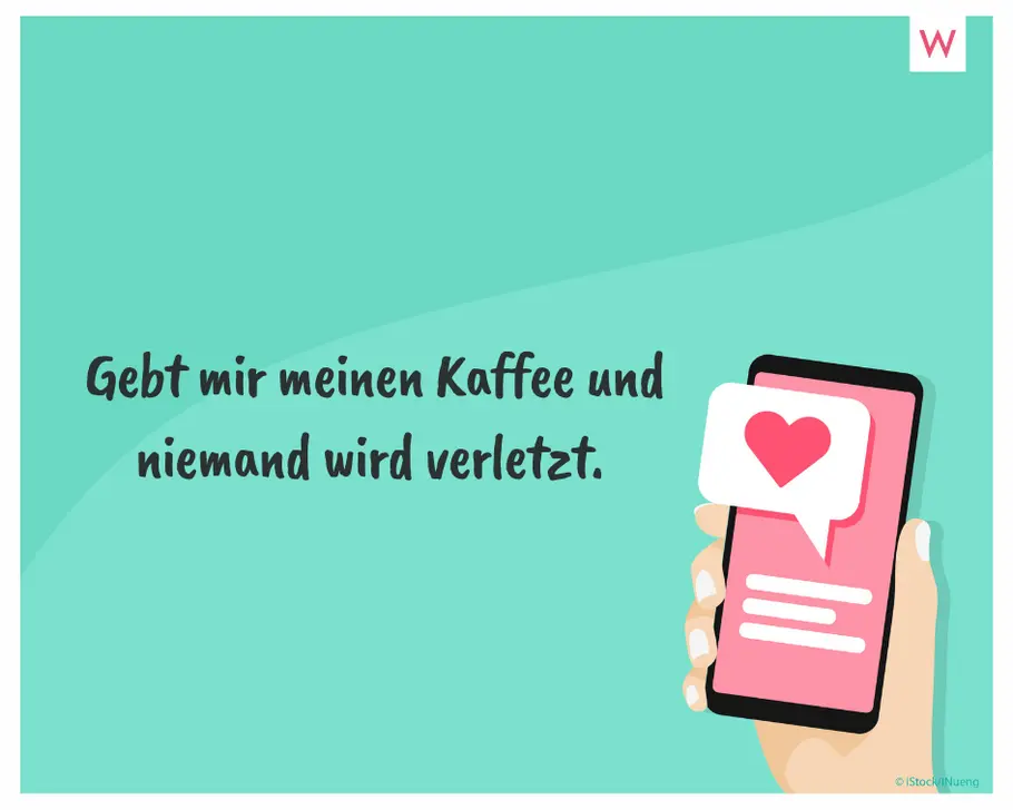Guter Kaffee, guter Morgen WhatsApp-Spruch über Kaffee