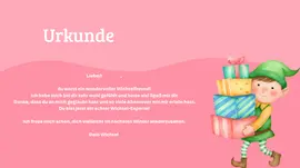 Urkunde vom Wichtel Urkunde vom Wichtel