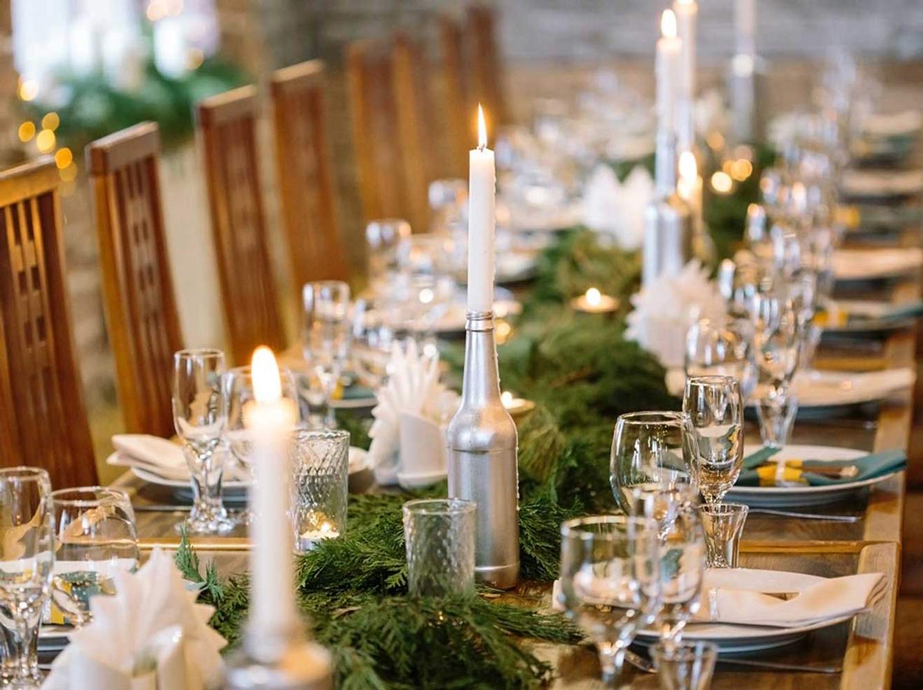 Winterhochzeit-Deko: Blumen und Pflanzen Winterhochzeit-Deko: Blumen und Pflanzen