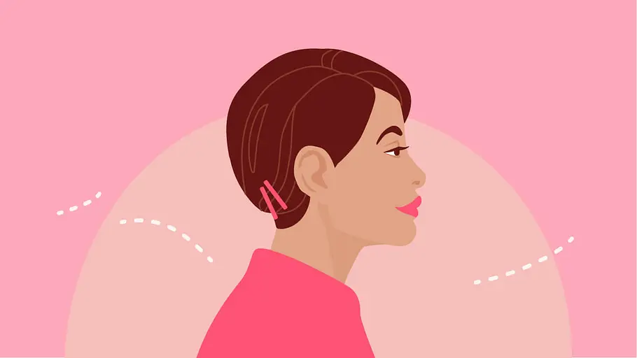Bobby Pins als Styling-Detail Kurze Haare mit Pins gestylt