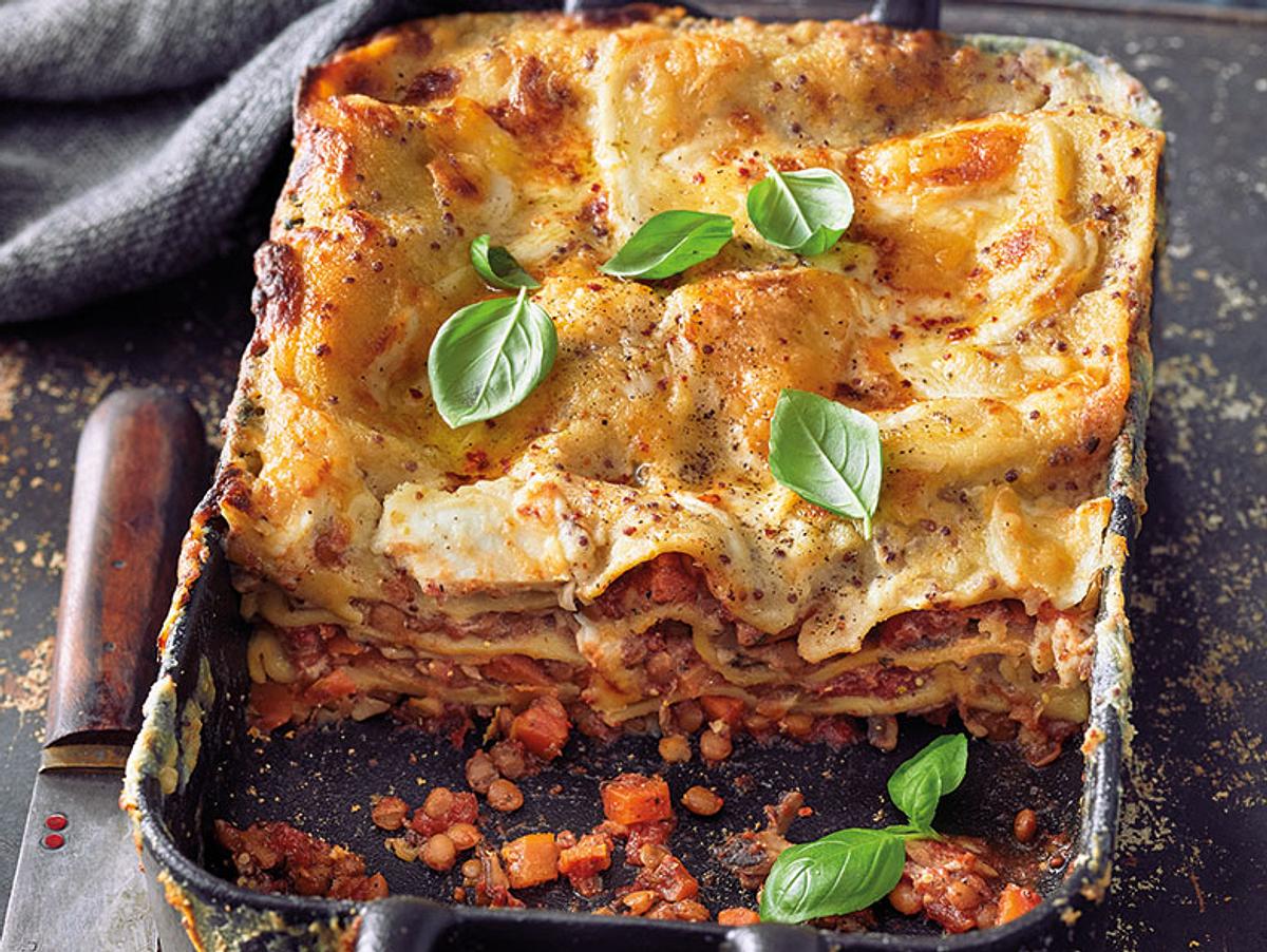 ww rezept gemuese linsen lasagne