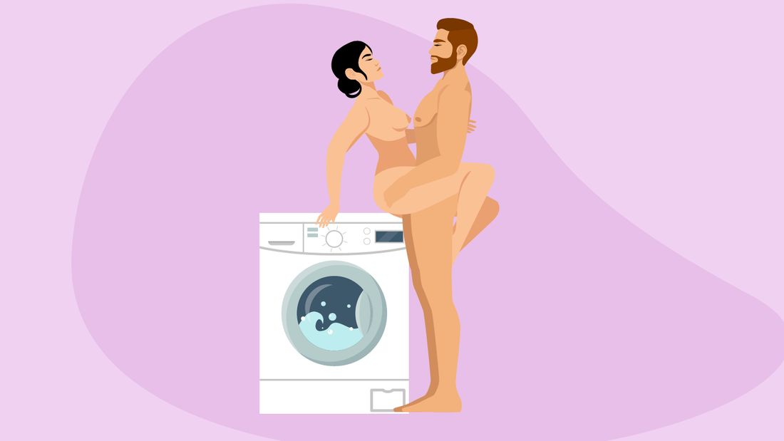 Sex auf der Waschmaschine Die Klammer Sex auf der Waschmaschine Die Klammer