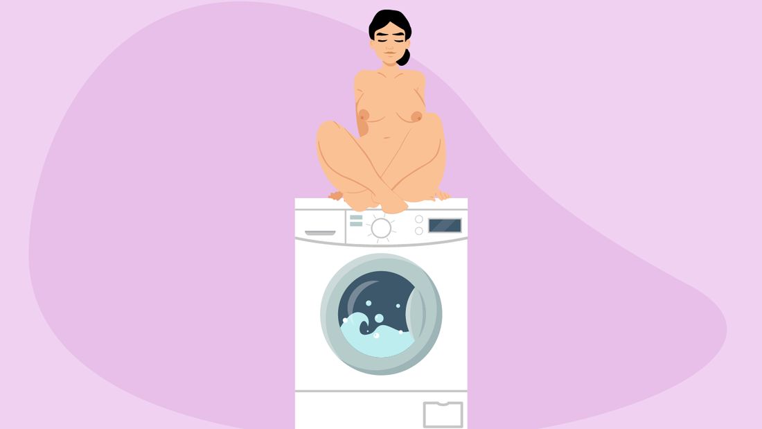 Solo-Sex auf der Waschmaschine Solo-Sex auf der Waschmaschine