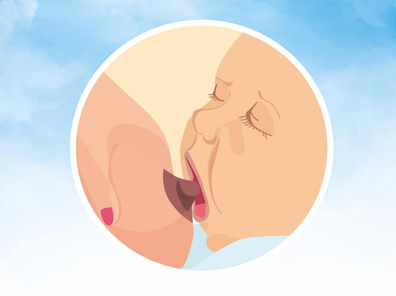 Stillen: Die beliebtesten Positionen und Techniken, die du kennen solltest Beim Anlegen ist besonders wichtig, dass das Baby nicht nur die Brustwarze selbst, sondern auch einen großen Teil des Warzenvorhofs mit in den Mund nimmt.
