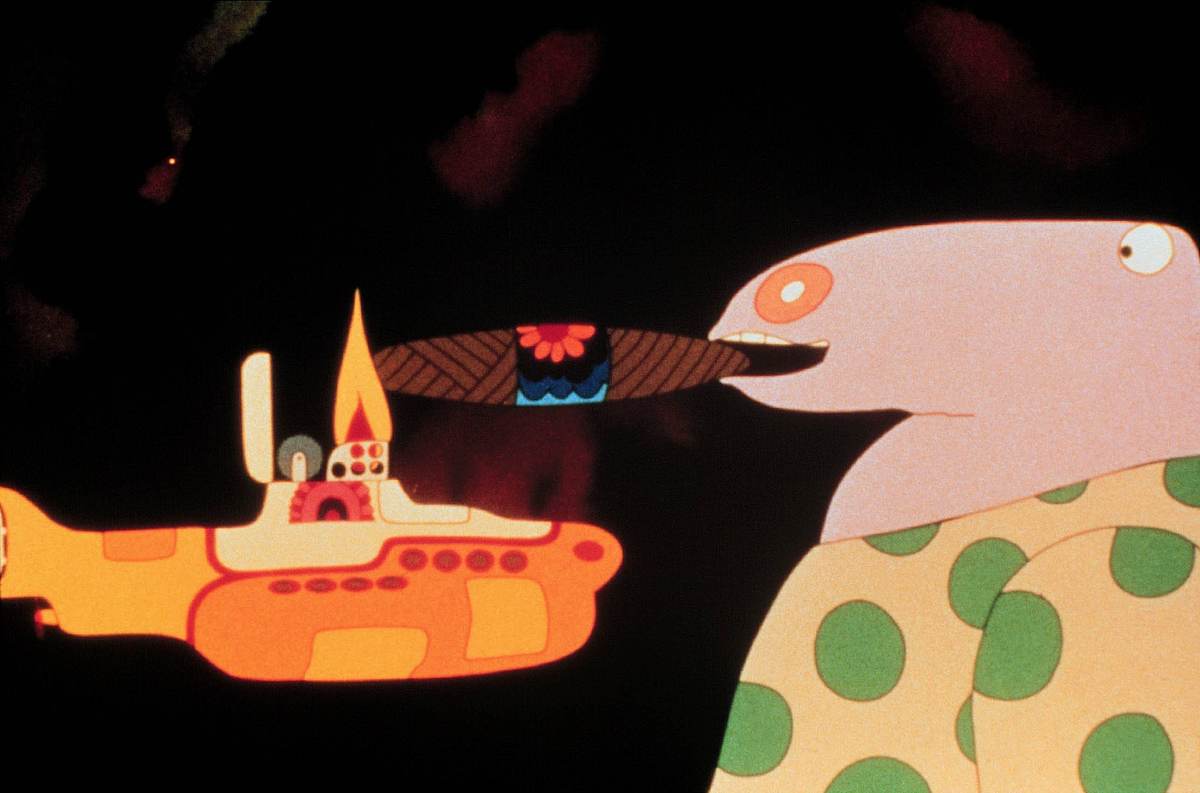 Yellow Submarine Cartoon Bild aus dem Yellow Submarine Cartoon.