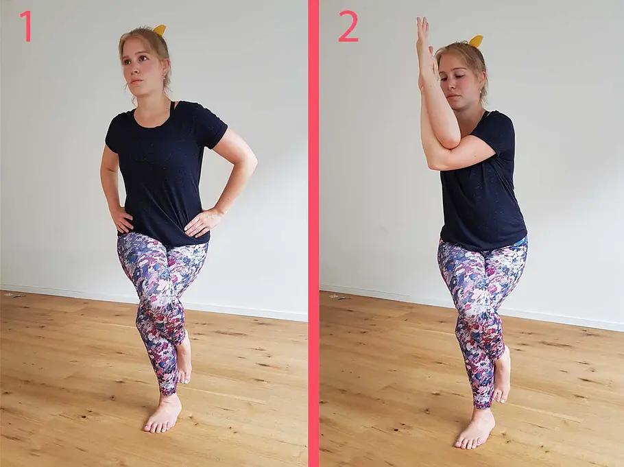 Yoga für Läufer: Der Adler Yoga für Läufer: Der Adler