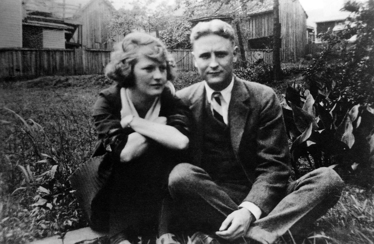 Zelda Fitzgerald mit F. Scott Fitzgerald