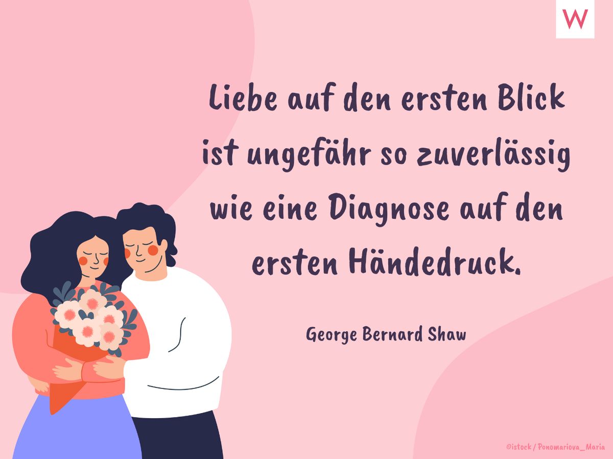 Liebe auf den ersten Blick ist ungefähr so zuverlässig wie Diagnose auf den ersten Händedruck.