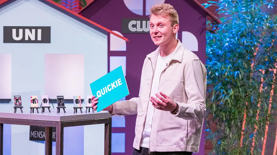 Zu einem Quickie kam es in der Höhle der Löwen nicht. Patrick Beyer bei seinem Concard-Pitch.
