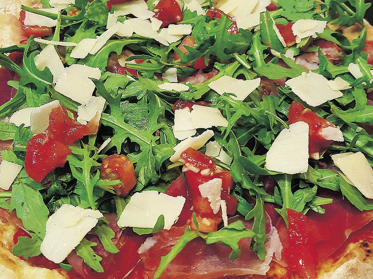 Zum Abnehmen: Pizza Parma e Rucola